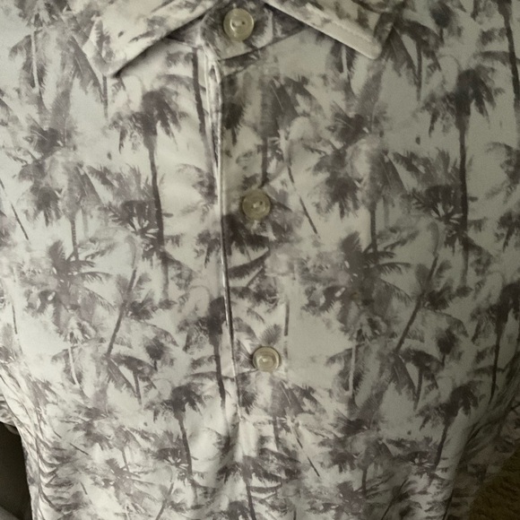 Men’s used size XL Hickey Freenan golf polo shirt spandex woods trees Pre own - Picture 3 of 4